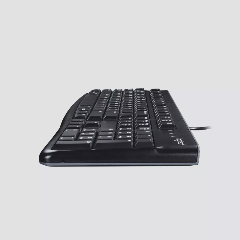 Logitech Desktop MK120 Combo, czarny, przewodowy, szwajcarski, 920-002504
