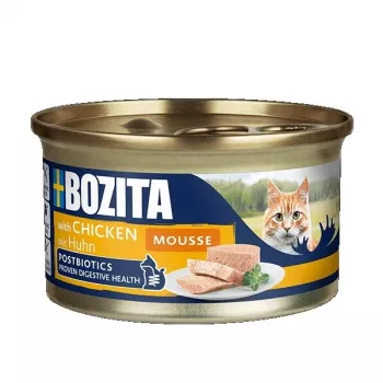 Mokra karma dla kota BOZITA Mousse Chicken 85 g — dorosłe, bezzbożowa
