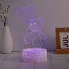 Manta SNL115RGB Zestaw dekoracyjnej lampy LED RGB z sercem 3D