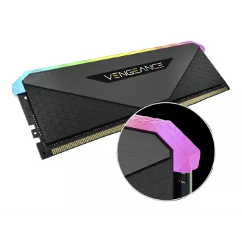 DIMM 32 GB DDR4-3200 2x 16 GB dual kit black CMN32GX4M2Z3200C16 Vengeance RGB RT INTEL XMP