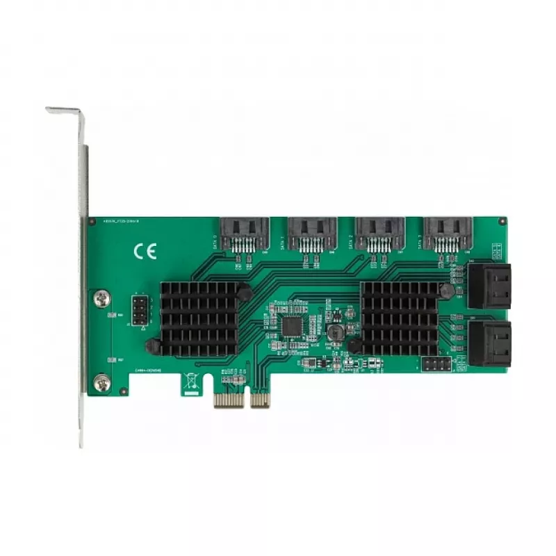 DeLOCK 8 port SATA PCI Express x1 Card Low Profile Form Factor
