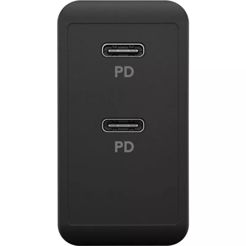 Ładowarka sieciowa Goobay 61757 Szybkie ładowanie USB Type-C 2 porty Czarna