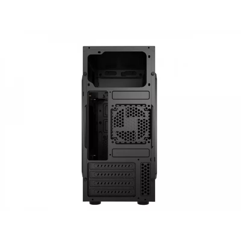 Obudowa PC NATEC Helix Mini Tower Czarna — microATX/Mini-ITX, 3x3.5 cala + 5x2.5 cala, karta graficzna 33 cm, porty USB-C/USB-A