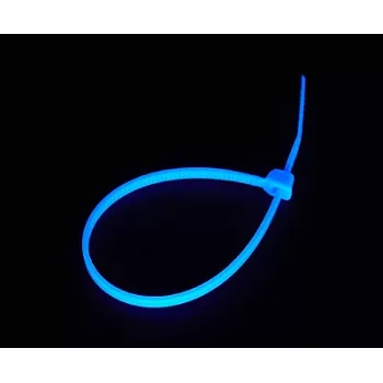 Opaski kablowe BitsPower BP-UVCT-BL, nylon, niebieskie, 120 mm × 2,5 mm, 20 szt.