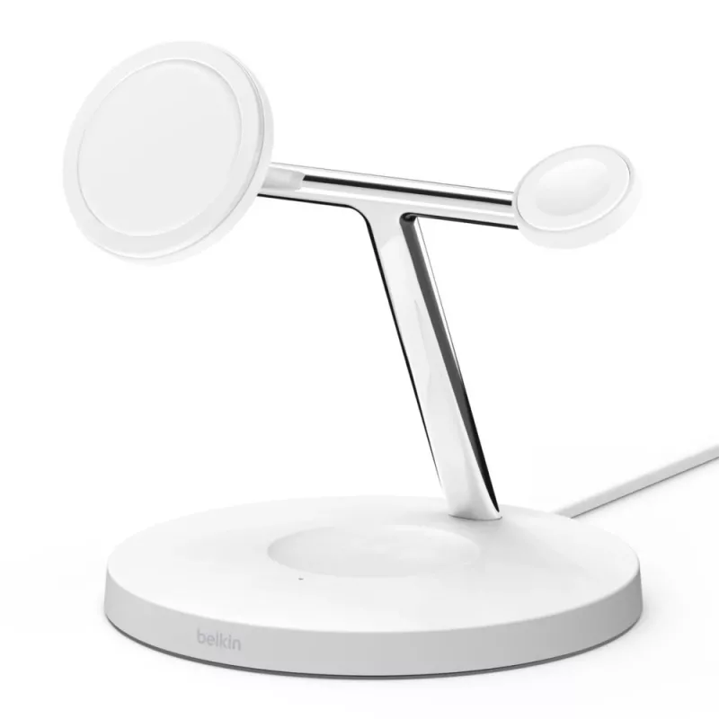 Belkin WIZ017vfWH Słuchawki Bezprzewodowe Szybkie Ładowanie Wewnętrzne AC Białe