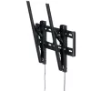 HAGOR BL Tilt 400 - zestaw montażowy (uchwyt ścienny) - do płaskiego ekranu - czarny - rozmiar ekranu: 81-124 cm (32-49) - interfejs montażowy: do 400 x 400 mm