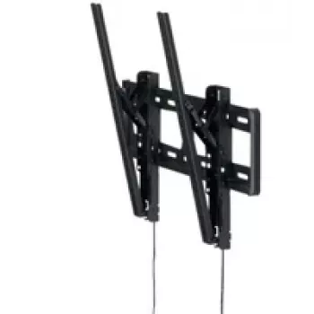 HAGOR BL Tilt 400 - zestaw montażowy (uchwyt ścienny) - do płaskiego ekranu - czarny - rozmiar ekranu: 81-124 cm (32-49) - interfejs montażowy: do 400 x 400 mm