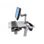 Ergotron Neo-Flex Basket and Handle Kit - Zestaw montażowy (uchwyt, kosz) - dwustopniowy szary - do montażu na wózku - dla P/N: 24-205-214, 24-206-214 (97-545)
