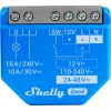 Inteligentny włącznik Shelly 1 Gen4, bezprzewodowy, 240 V AC, Bluetooth 5.0/Wi‑Fi/ZigBee, obudowa z tworzywa sztucznego, 42×16×37 mm, zestaw 2 szt.