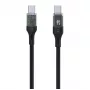 Fixed | Kabel USB-C/USB-C z obsługą wyświetlacza, PD, 2m, USB 2.0, 100W | FIXDD-CC2-BK