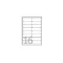 Avery - przezroczysty - 99,1 x 33,9 mm 400 etykiet (25 arkuszy x 16) etykiety adresowe