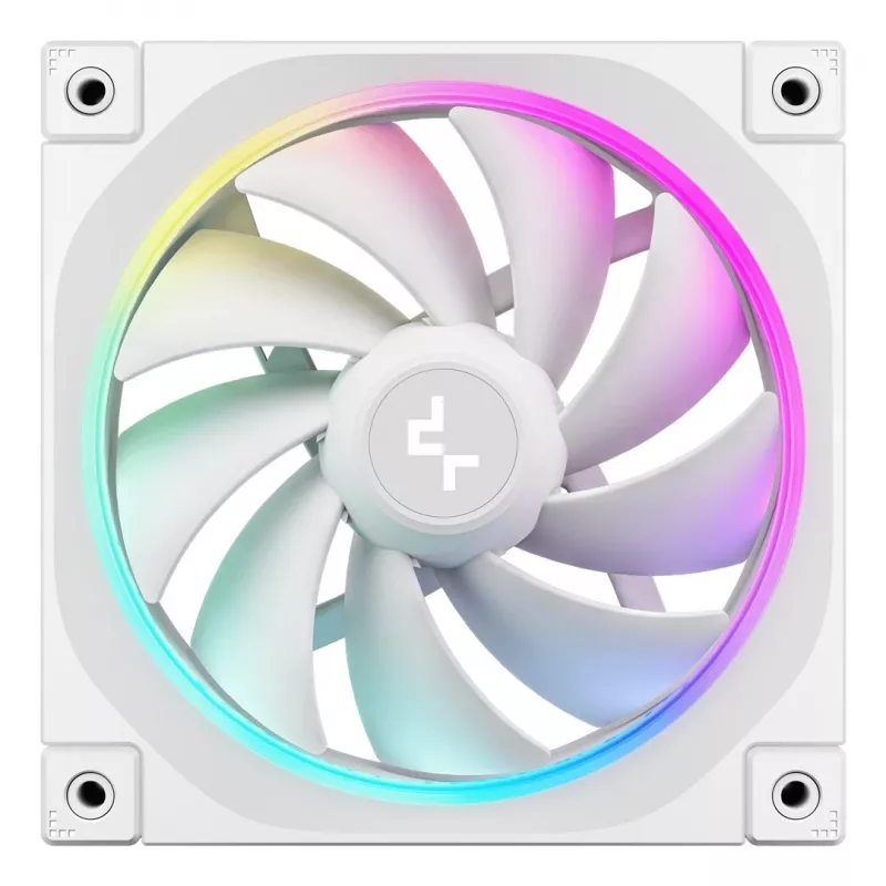 Wentylator do obudowy PC 120 mm DeepCool FL12 WH, biały, 2150 RPM, PWM, 55 CFM, 32 dB, FDB, 4-pin