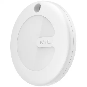 Lokalizator GPS MILI HD-P16-Czarny z czarnym etui na brelok — kompaktowy tracker osobisty