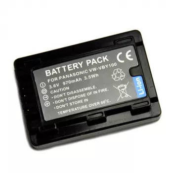 Bateria extra digital Panasonic VW-VBY100 3,6V 1860mAh do urządzeń przenośnych