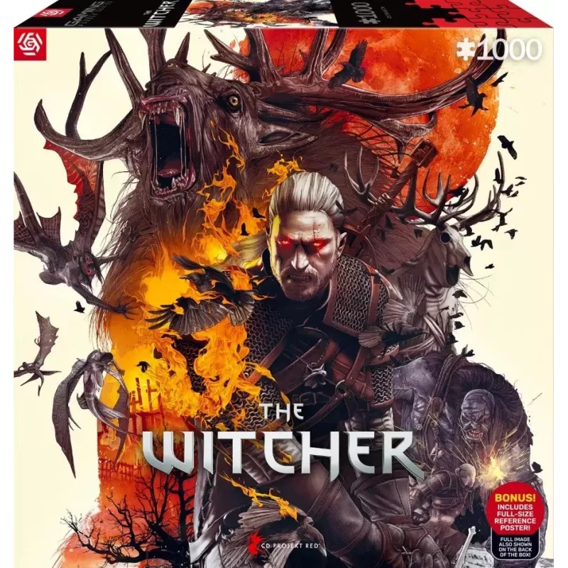 Good Loot Gaming Puzzle: Potwory z Wiedźmina, 1000 elementów