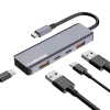 Canyon DS-18 - Hub USB-C - 5 portów - 1x USB-C 5V DC ładowanie - 2x USB-C - 10 Gb/s - 2x USB 3.2