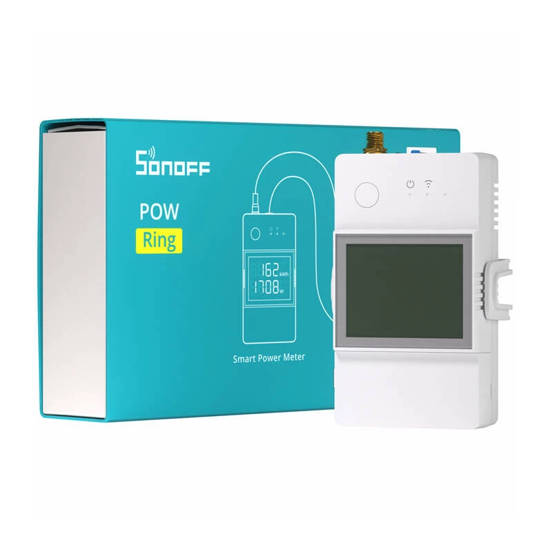 Licznik zużycia energii Sonoff POWCT Wi‑Fi sonda prądowa 100 A