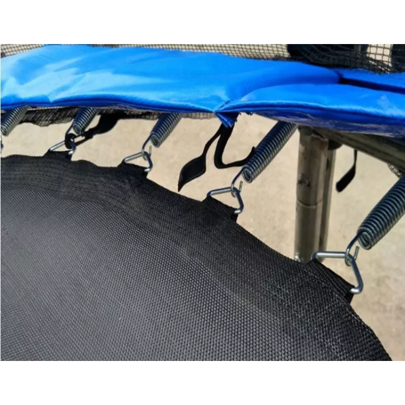 Extralink trampolina ogrodowa z siatką + drabinka, 12 stóp, średnica 366 cm