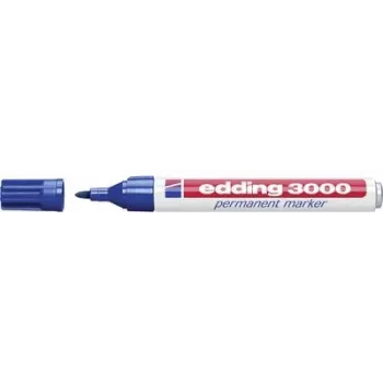 Marker permanentny Edding 3000 niebieski 10 szt.