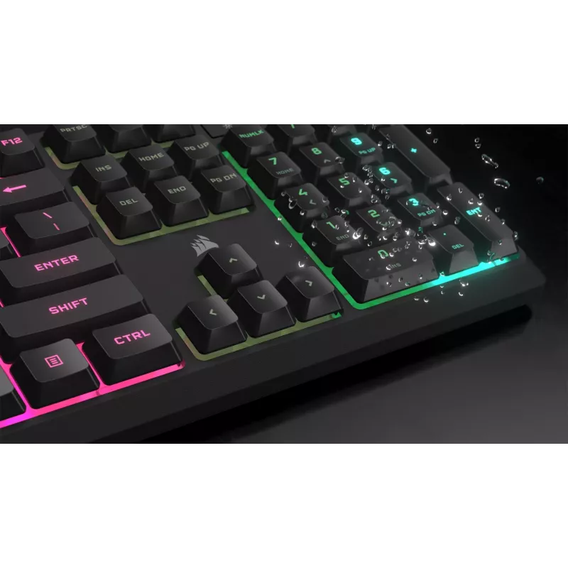 Corsair CH-9226D65-DE klawiatura Gaming USB QWERTZ niemiecka szara