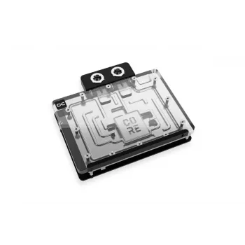 Backplate Alphacool 10265 Akryl Aluminium Chrom Miedź Nylon Czarny 161 mm