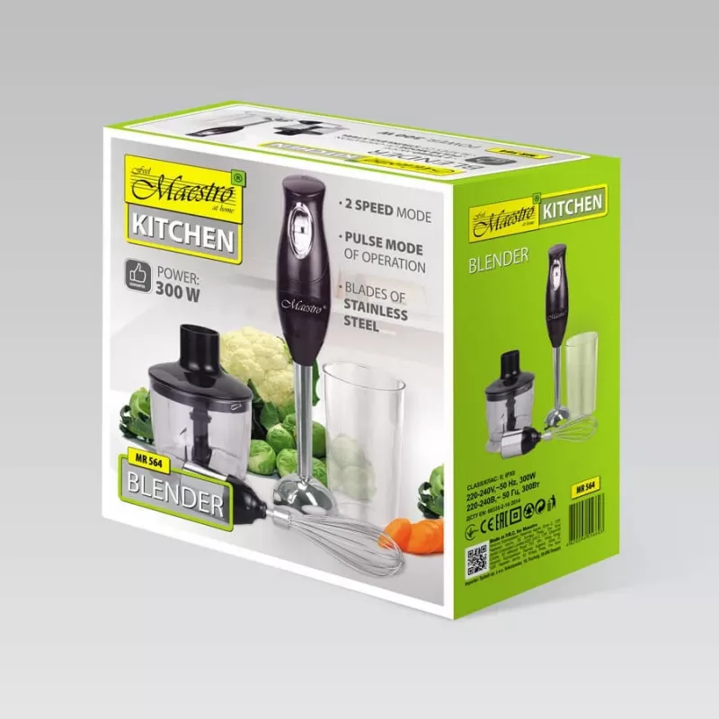 Blender 5 w 1 Feel-Maestro MR-564 0,6 l 300 W czarny