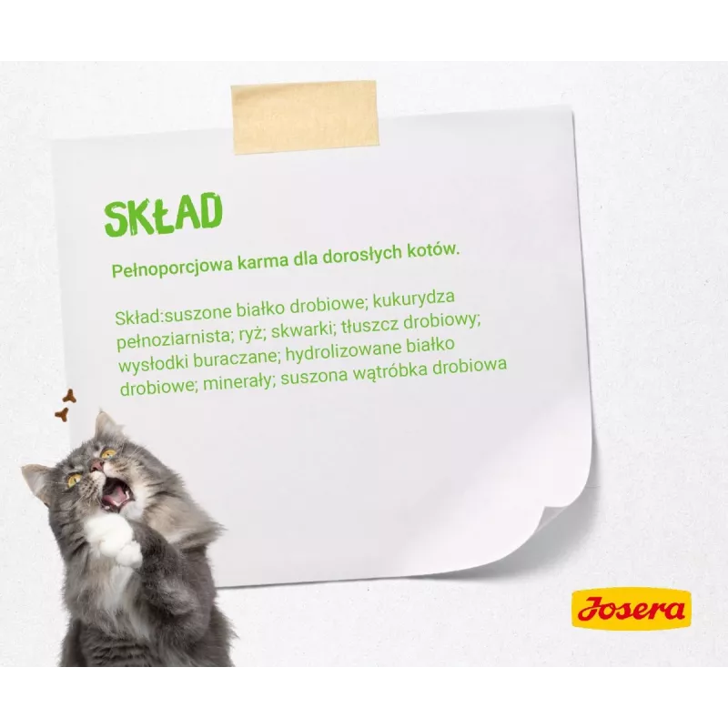 Josera SensiCat sucha karma dla kotów 2 kg Adult Liver