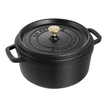 Naczynie żaroodporne ZWILLING STAUB LA COCOTTE 5,25 l okrągłe, żeliwne, emaliowane, z pokrywką