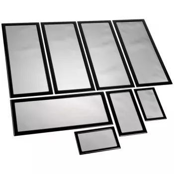 Zestaw filtrów przeciwkurzowych Demciflex do Lian Li PC-O11 Air - czarny/czarny