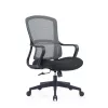 Krzesło biurowe ergonomiczne Up Up Darwin, czarne, czarny materiał + szara siatka