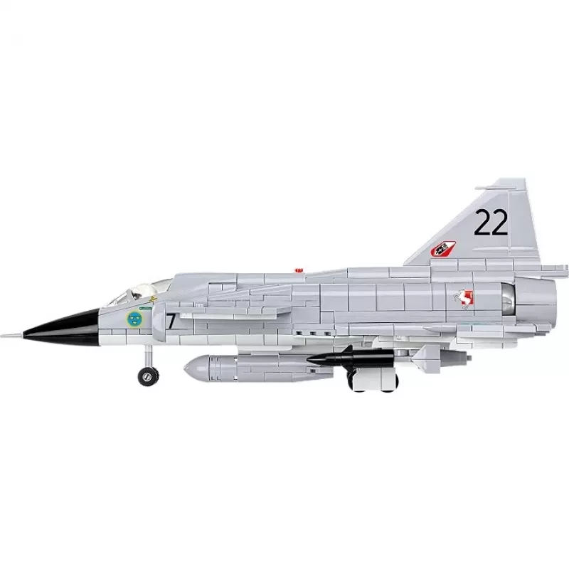 Zestaw konstrukcyjny Cobi Blocks Saab AJ 37 Viggen 881 elementów