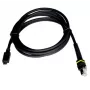 Kabel ładujący ACT CBA-U61-S07ZAR do czytnika kodów kreskowych Zebra — USB-C na RJ-45, 2,13 m
