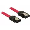 Kabel SATA DeLOCK 84302 0.5 m czerwony