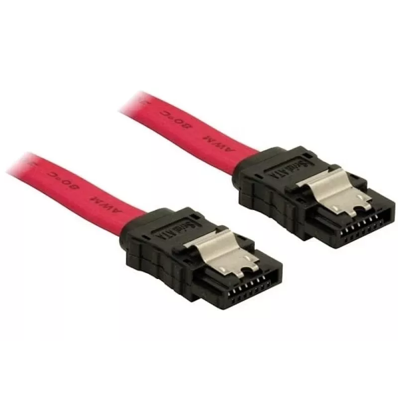 Kabel SATA DeLOCK 84302 0.5 m czerwony