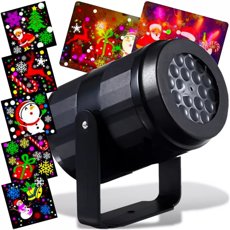 Świąteczny projektor laserowy LED Extralink EX.73509 do dekoracyjnego oświetlenia domowego