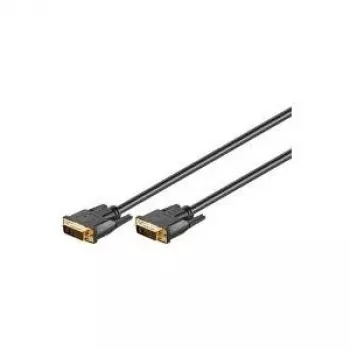 Wentronic Goobay - Kabel DVI - Dual Link - DVI-I (M) - DVI-I (M) - 10,0 m - śruby mocujące - czarny (69208)