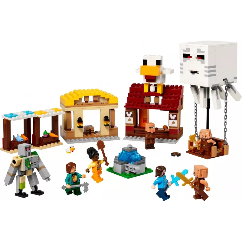 LEGO MINECRAFT 21273 Atak latającej meduzy na wioskę