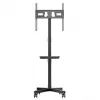 Wózek pod TV MACLEAN MC-949 dla telewizorów 32–55 cali, VESA 75×75–400×400 mm, maks. obciążenie 25 kg, wysokość 147–155 cm, półka do przechowywania, czarny