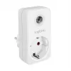LogiLink PA0263 Ochronnik przeciwprzepięciowy biały 1 gniazdo AC 230V