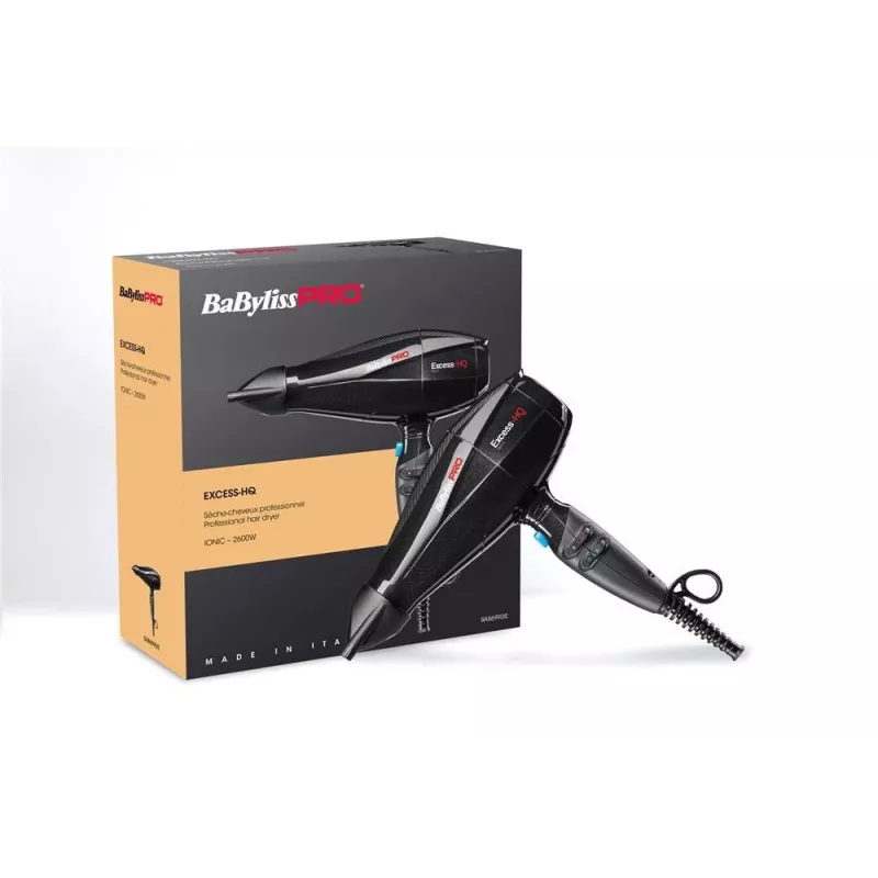 Suszarka do włosów BaByliss Excess-HQ 2600 W czarna