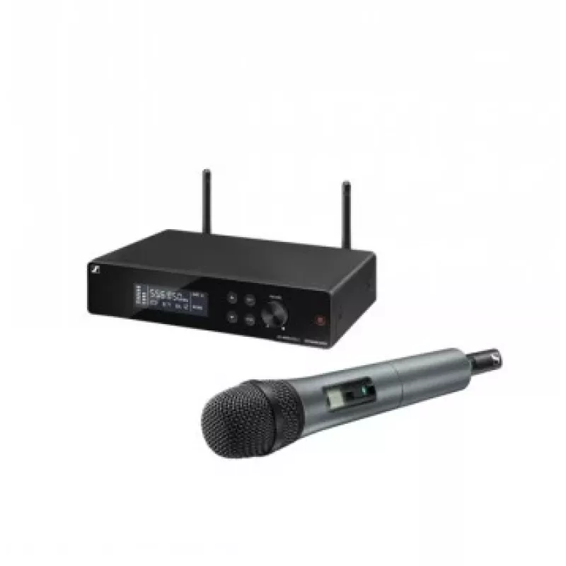 Bezprzewodowy zestaw mikrofonu wokalowego Sennheiser XSW 2-835-A — dynamiczny kardioidalny mikrofon, odbiornik UHF, zasięg do 100 m