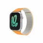 Opaska GUAN Premium Pro do Apple Watch 44/45/42/49/46 mm — pomarańczowo-biała
