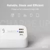 Listwa zasilająca DIGITUS 3-drożna z 2×USB-A i 1×USB-C, 3 gniazda AC typu E/F, kabel 1,5 m, biała