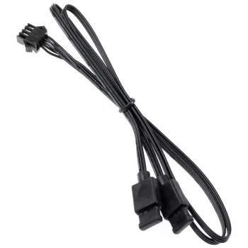 Przejściówka wentylatora Kolink 4‑Pin na 3‑Pin 5V ARGB, 0,4 m