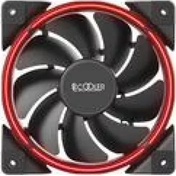 Wentylator obudowy 120mm PCCOOLER CORONA-RED, 1000–1800 RPM, czerwona dioda LED
