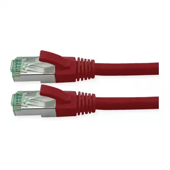 ROLINE RM kabel krosowy Cat.6A S/FTP (PiMF), Czerwony, 0,3 m