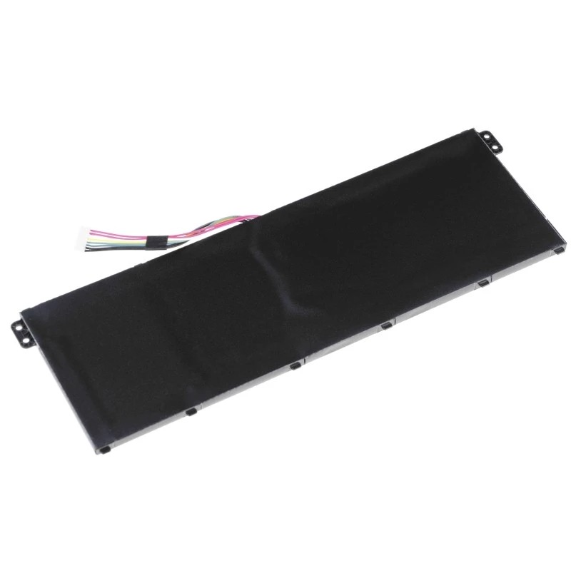 Bateria zielony Cell AC52 do Acer Aspire E11 ES1-111M ES1-131 E15 ES1-512 Chromebook CB3-111 CB5-311, 11,4 V 2200 mAh Li-Ion, 3 ogniwa, czarna