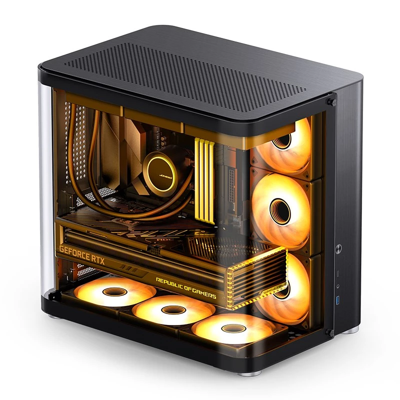 Obudowa PC Jonsbo TK-2 2.0 Midi Tower Czarna
