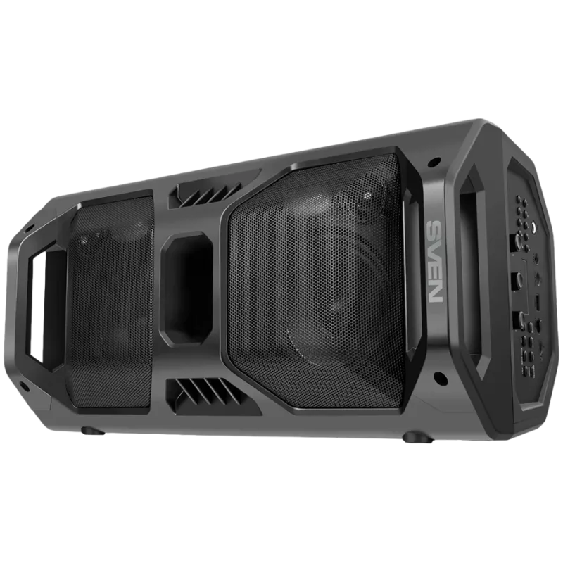Głośnik SVEN PS-600, czarny (50W, TWS, Bluetooth, FM, USB, microSD, wyświetlacz LED, 4000mAh)