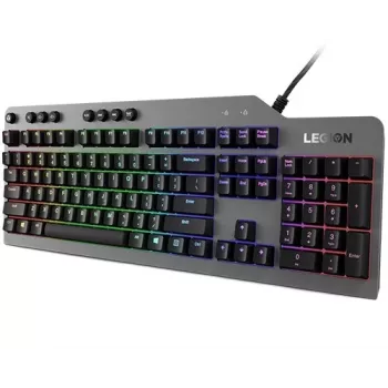Mechaniczna klawiatura gamingowa Lenovo Legion K500 — pełnowymiarowa 104-klawiszowa…